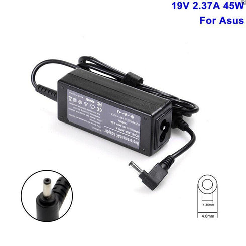 Replacement Asus Laptop charger 19V 2.37A (4.0 x 1.35mm Pin) - Mini Pin - WooTech Online Shopping In SA