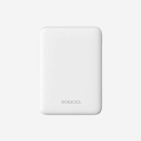 Romoss Mini Powerbank Pure 5 5000mAh Input Micro USB Output 2 x USB White Power Bank - WooTech Online Shopping In SA