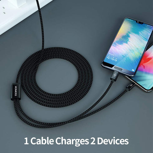 ROMOSS Multi Charger Cable 2-in-1 iPhone and Android USB C Charging Cable - CB219 - WooTech Online Shopping In SA