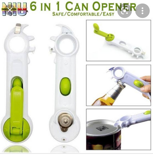 6-in-1 Multi-use Can Opener