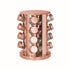 16 Jars Rotating Spice Carousel - Gold