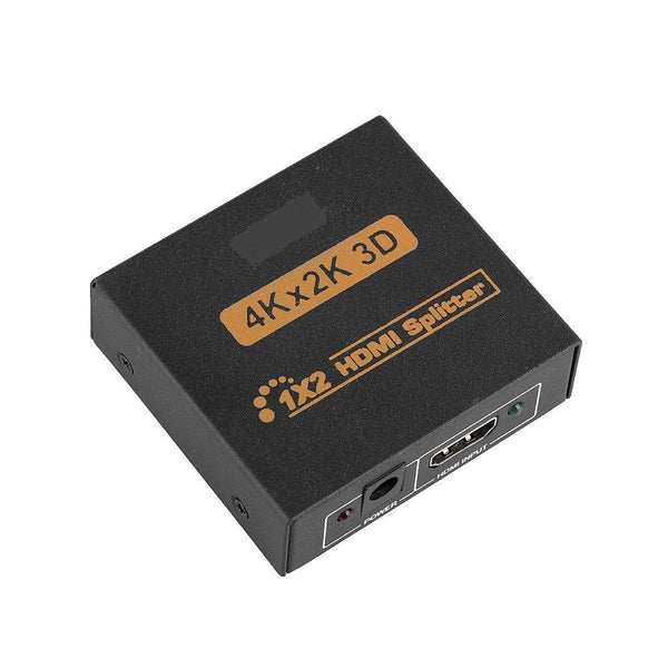 4k - Hdmi Splitter 2 port -1 to 2 HDMI Splitter Adapter Converter for HDTV, 3D, TV, PC Computer Laptop