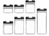 7 Pieces Food Storage Container Set
