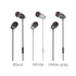 hoco ariose universal earphones with mic m28 white - WooTech Online Shopping