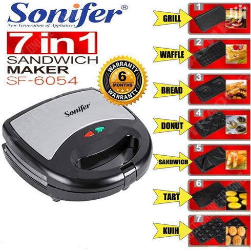 Sandwich Maker SF-6054 - WooTech Online Shopping In SA