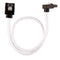 SATA 3.0 Data Cable For Hdd / SSD - Premium White Sleeved SATA 6Gbps 50Cm 90 bend sata Cable - WooTech Online Shopping In SA