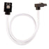 SATA 3.0 Data Cable For Hdd / SSD - Premium White Sleeved SATA 6Gbps 50Cm 90 bend sata Cable - WooTech Online Shopping In SA
