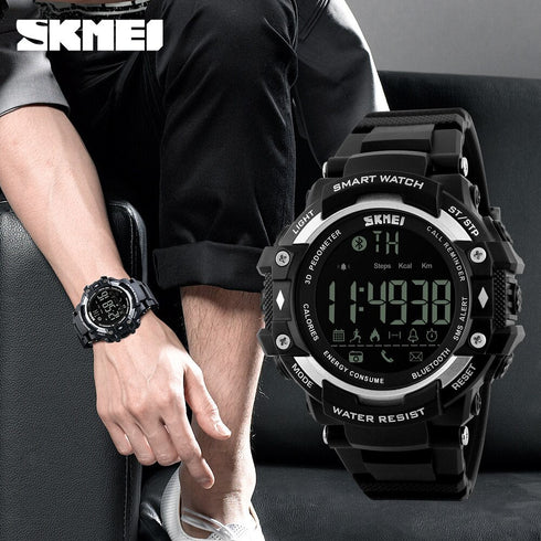 SKMEI 1226 Waterproof Alarm Bluetooth Sports Watch - WooTech Online Shopping In SA
