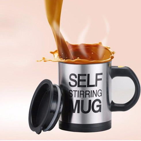 Stainless Steel Self Stirring Mug - WooTech Online Shopping In SA