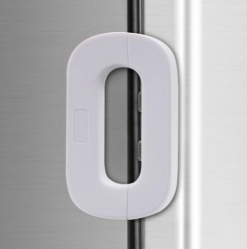 Toddler Multifunction Fridge Safety Lock - White - WooTech Online Shopping In SA