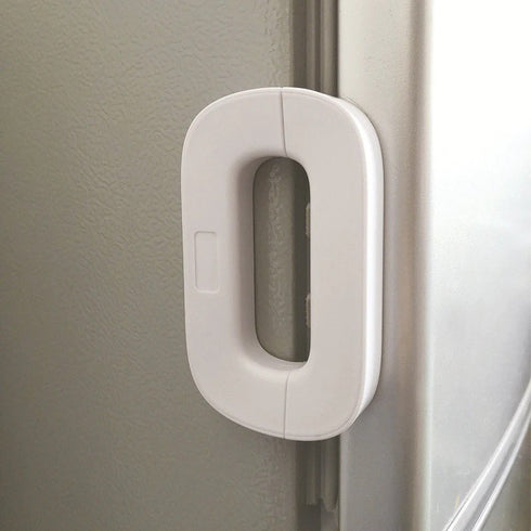 Toddler Multifunction Fridge Safety Lock - White - WooTech Online Shopping In SA
