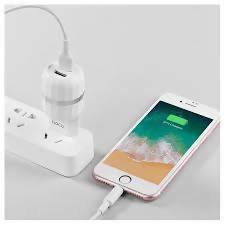 Hoco 12W Wall charger Wisdom EU dual USB charging adapter c41a - WooTech Online Shopping