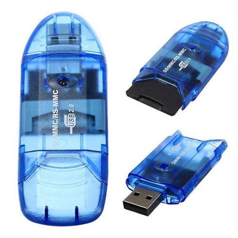 USB 2.0 SD/MMC/RS-MMC external card reader - WooTech Online Shopping In SA