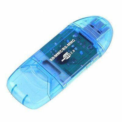 USB 2.0 SD/MMC/RS-MMC external card reader - WooTech Online Shopping In SA