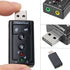 USB Sound Card Adapter Virtual 7.1 Channel - WooTech Online Shopping In SA