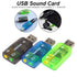 USB Sound Card Virtual 5.1 - WooTech Online Shopping In SA