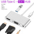 Type-C to HDMI / VGA /Audio / USB3.0 - 5 In 1 Usb C To Hdmi Adapter 4K - WooTech Online Shopping