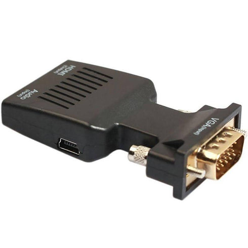 VGA to HDMI Adapter with Audio - WooTech Online Shopping In SA