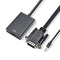 VGA to HDMI Converter Cable - Black - WooTech Online Shopping In SA