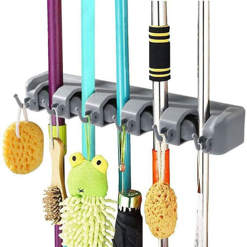 Wall Mounted Broom Holder - WooTech Online Shopping In SA
